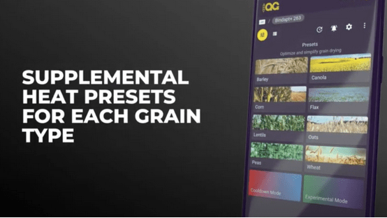 Preset for Grain Drying